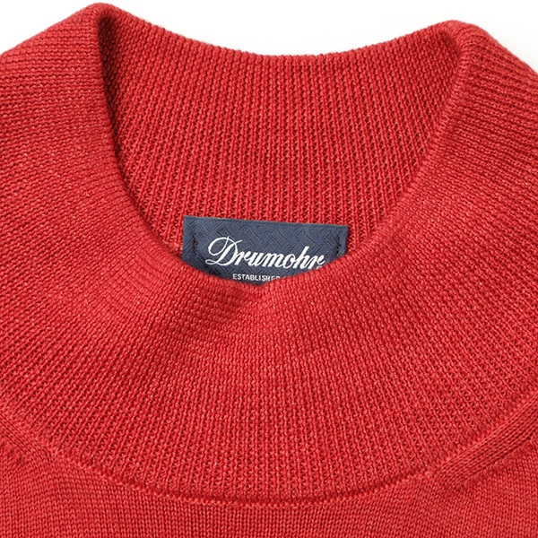 Drumohr ドルモア ハイゲージ ニット モックネック ウール メリノ 製品